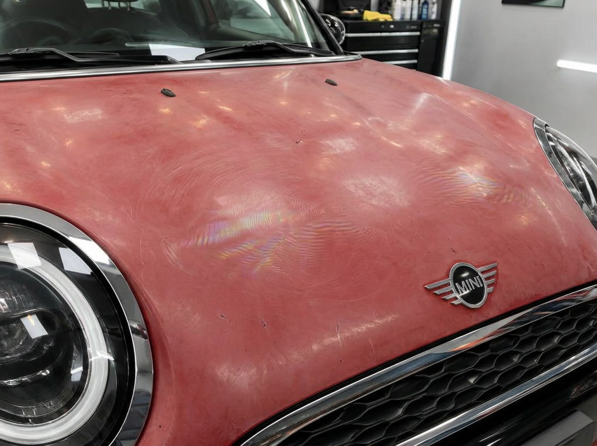 Пастиране и полиране – Mini Cooper – преди